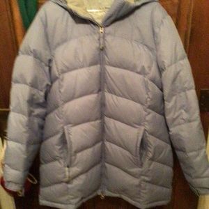 LLBean mid length puffer coat